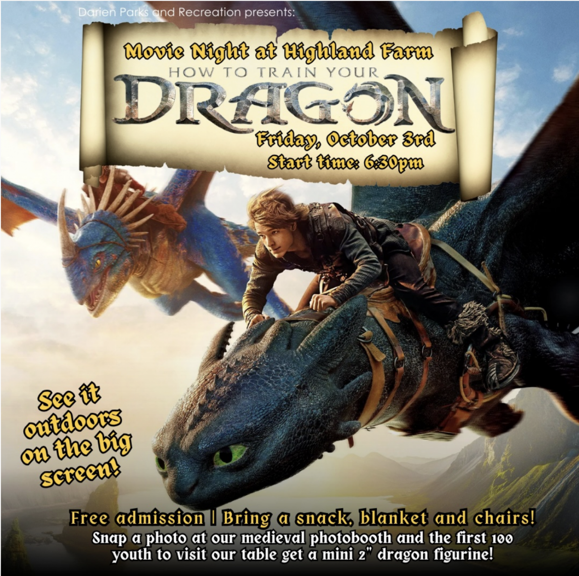How to Train Your Dragon Darien Park and Rec